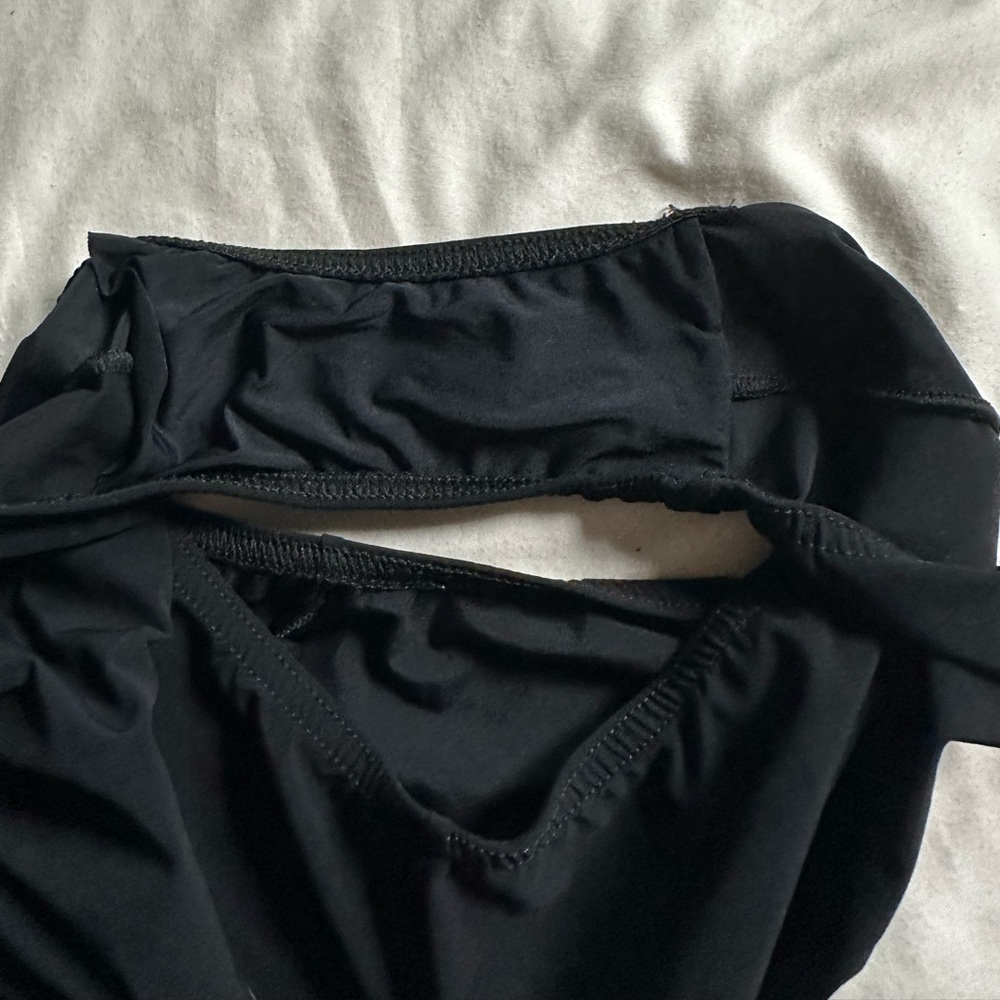 Karla Colette Basic Plunge Halter Elegant Black O… - image 8